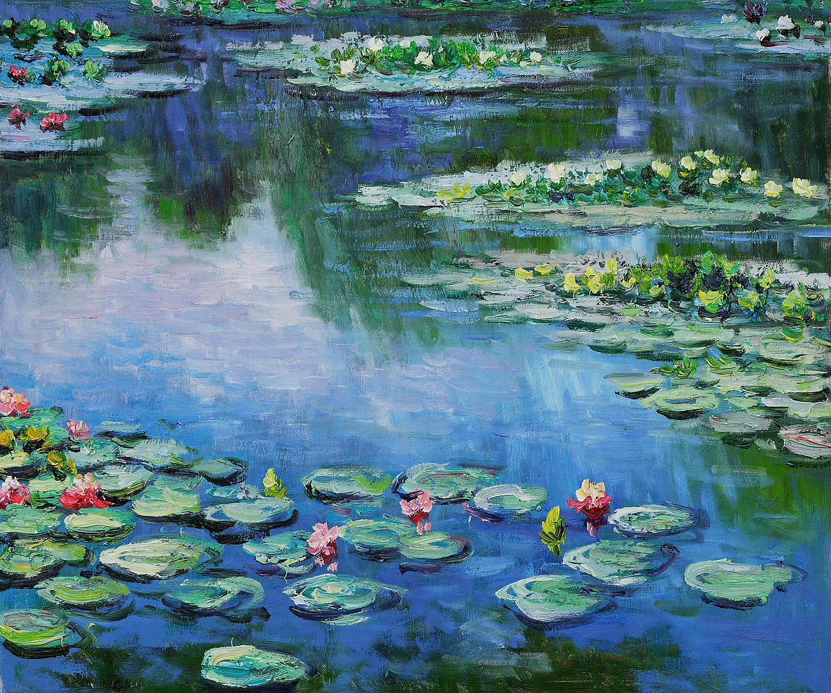 Water Lilies by Claude Monet - Click Image to Close